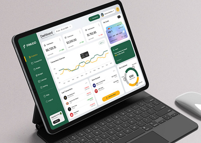 Fintech - Web App / Dashboard app design dashboard design figma finance fintech uiux web app web design