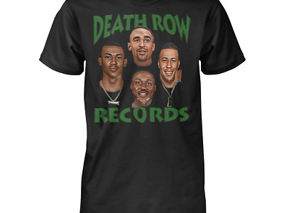 Chris Long Death Row Records Shirt design illustration