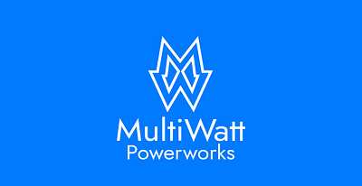 MultiWatt Powerworks Logo Design abstract logo brand identity brand identity design branding creative logo electric logo energy logo hybrid logo lettermark logo lightning logo logo logo design minimal logo modern logo monogram logo mw logo power logo thunderbolt logo unique logo wm logo