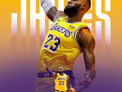 Lebron James poster desing graphic design nba photoshop poster sport