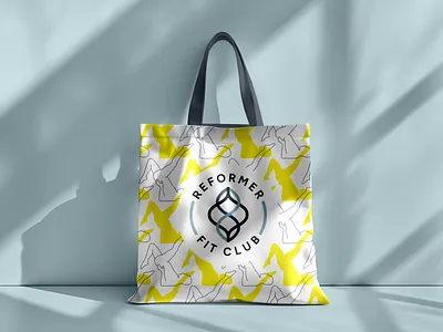 Reformer Fit Club - Tote Bag canvas bag pilates reformer swag tote bag yoga