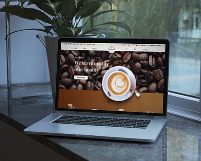 Coffee Shop Website Design branding case study figma graphic design landingpage mockup prototype responsive ui uiux ux web design webdesign