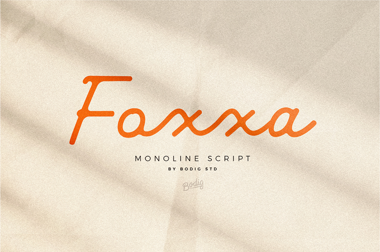Foxxa Font font handlettering handwritten lettering monoline retro script typeface typography vintage