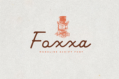 Foxxa Font font handlettering handwritten lettering monoline retro script typeface typography vintage