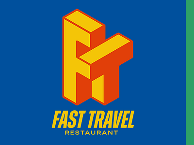 Fast Travel - Restaurant Logo branding logo logo design restaurant