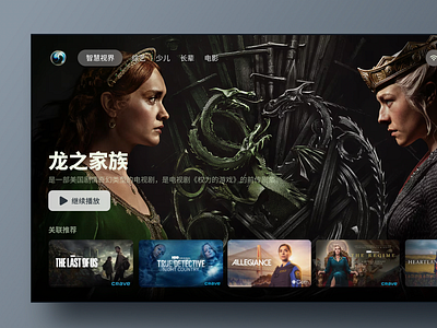 TV OS Concept Design concept design design graphic design gui os tv tvos ui