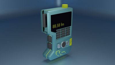 simple radio design graphic design illustration