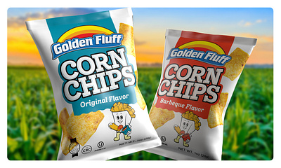 Corn Chips Packaging Design branding color theory consumer product packaging (cpg) graphic design packaging design typography