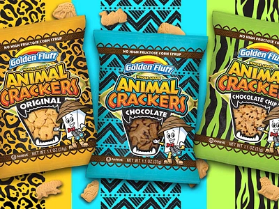 Animal Crackers Packaging Design branding color theory consumer product packaging (cpg) design graphic design illustration logo packaging design typography