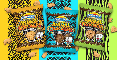 Animal Crackers Packaging Design branding color theory consumer product packaging (cpg) design graphic design illustration logo packaging design typography