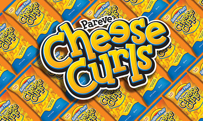 Cheese Curlz Packaging Design branding color theory consumer product packaging (cpg) design graphic design logo packaging design typography