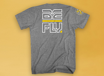 BE FLY! Tee 3d branding graphic design illustration logo tee design typography vector