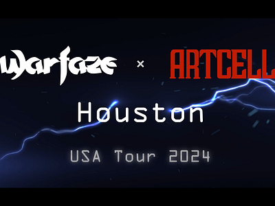 Warfaze x Artcell - US Tour 2024 affinitydesigner aftereffects artcell band bangladesh branding design houston illustration logo metal premierpro retro rock usa warfaze