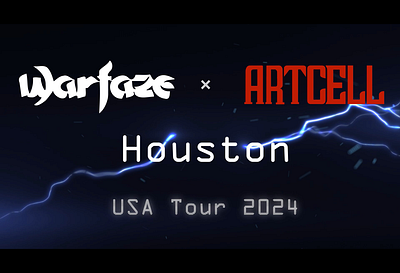 Warfaze x Artcell - US Tour 2024 affinitydesigner aftereffects artcell band bangladesh branding design houston illustration logo metal premierpro retro rock usa warfaze