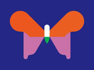 Butterfly Color butterfly colorful illustration insect simple