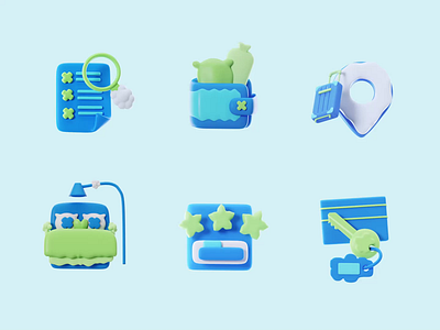 Skyrest : Capsule Hotel - Icon Design 3d 3d icon animation brand brand design brand identity branding hotel hotel capsule hotel icon icon icon design illustration maps review icon travel icon traveling visual branding visual identity wallet icon