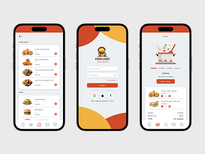 Food Delivery App Prototype (UI/UX) design figma mobile app prototype ui ux