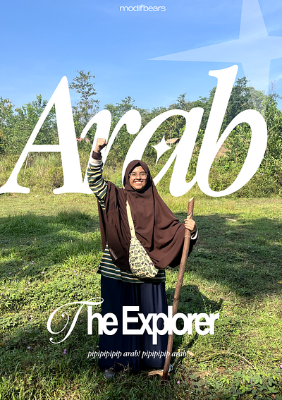 Arab The Explorer! design graphic design poster vector