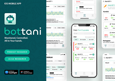 UI/UX | Bottani - Monitor & Control. All in your hands branding design figma illustration ios mobile app product design product reseach product research ui ui design ux ux design ux research