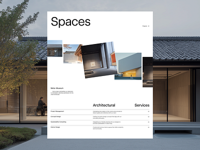 A-338 Concept Website for Architecture Agency 3d adobe blender brutalism creative design direction figma inspiration layout typography ui uiux visual website