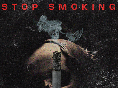 stop smoking poster graphic design poster design