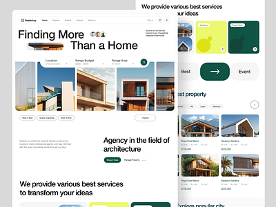 Real Estate Website Design Concept dashboard design home homebuying homerentals landingpage minimalistdesign property propertylisting propertymanagemen propertywebsite realestate realestateapp realestatedesign realestatelandingpage realestatemarketing realestateux ui ux website