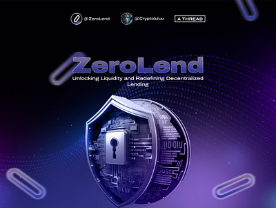 ZeroLend Design (Thread) graphic design