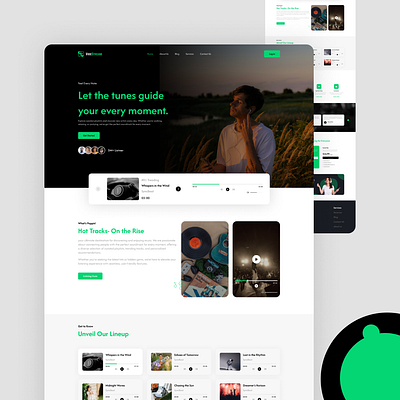 🎧 Let the Music Guide You - VibeStream branding creativedesign designinspiration graphic design interfacedesign modernui ui uiuxdesign userexperience webdesign