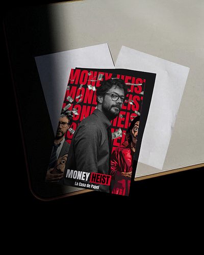 Money Heist (La Casa de Papel) Poster branding graphic design la casa de papel money heist poster design ui