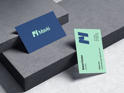 Mavis - Business Card brand design brand mockup branding business card business card design business card mockup identity logo mockup stationery typography