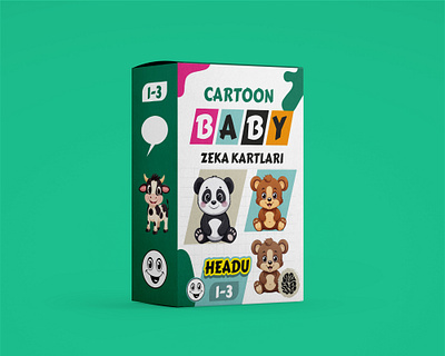 Baby Cartoon Box Design baby design box packaging branding cartoon box cartoon box design design graphic design illustration logo packaging design typography vector