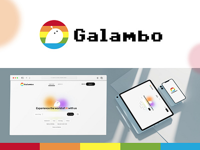 Logo Design for Galambo ai artificial intelligence brand branding design digital digital art graphic design icon icon design identity branding logo logo design minimal modern pixel art retro tech technology vintage