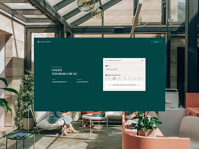 The Enzian Health online appointment booking bookingdesign brandtypography distinguishedaesthetic elegantaesthetic enzianhealth fiftysevenstudio interactivebooking interactivewebelements schedulingdesign swiss ui usercentricdesign ux webcalendardesign webdesign