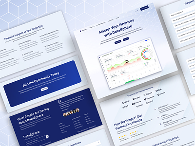 DataSphere 📊 - Website analyticsdashboard bigdatasolutions businessintelligence datadrivendecisions datainsights datamanagement datavisualization scalabledataplatform