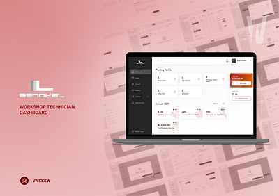 [LUCAS ] BENGKEL - Workshop Technician Dashboard car ecommerce car workshop dashboard design design flow design system ecommerce figma icon illustration mobile application product design quick view dashboard quickview ui uiux uiux design web design website workshop technician