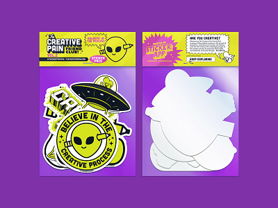 TCP sticker pack vol. 2 alien branding halo illustration illustrator space sticker app sticker pack the creative pain vector