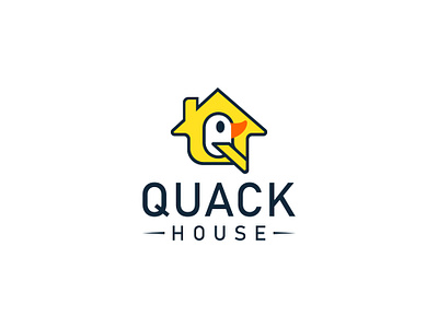 Quack House, Q House Logo design adobeillustrator brandidentity branding design ducks graphic design houselogo logodesigner logodesigns logoideas logos logotype modern logo playful logo q house logo qhouse qlogo quackhouse vibrant