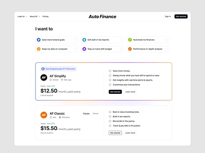 SaaS Pricing Page interface landing page minimalistic modern pricing pricing page saas saas pricing ui ux web pricing webapp pricing