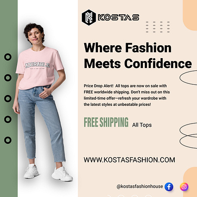 Social Media Post Design For Clothing Brand animation branding clothing brand graphic design logo post design posts socialmedia socialmedia posts webposts