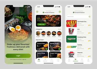 Food Delivery App UI appdesign appui deliveryapp deliveryservice deliveryux foodapp fooddelivery foodies foodlovers foodorderapp foodtech minimaldesign mobileapp ondemandapp orderfood restaurantapp uiuxdesign userinterface uxdesign