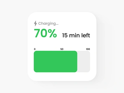 Charging progress (UI Element) graphic design ui