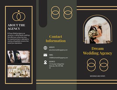 Brochure - Dream Wedding Agency brochure graphic design