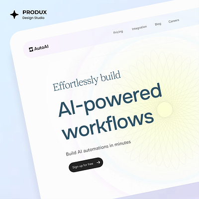 Supercharge workflow with AI automation aidesign artificialintelligence interface saasdesign