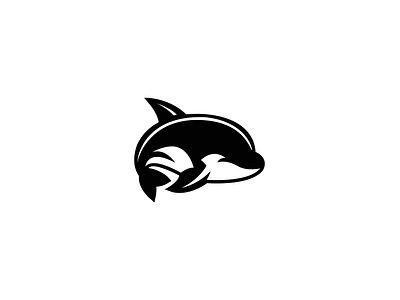 Orca Silhouette orca dolphin silhouette logo orca logo design orca silhouette logo