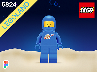 LEGO Space — Figma Illustration illustration lego legoland space