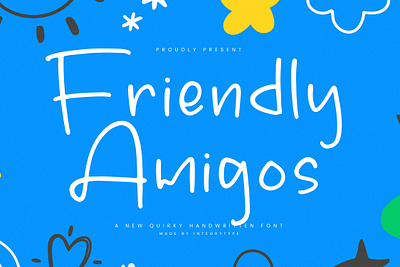 Friendly Amigos - Quirky Handwritten Font style