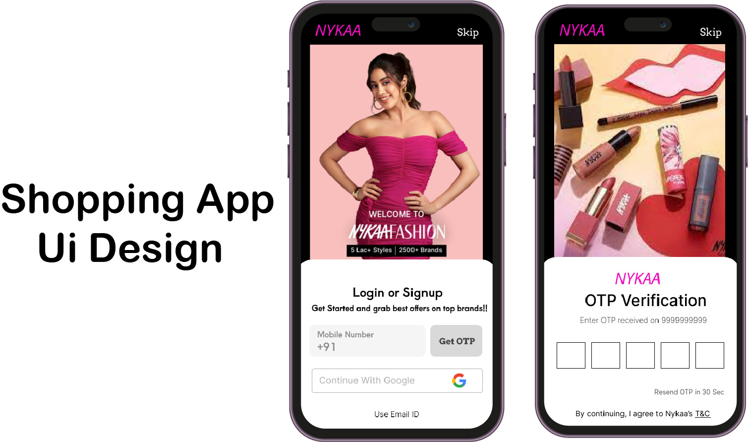 Mobile App UI Design app design branding design figma prototyping ui web design