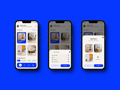 Smart home App app design design smart home ui ux