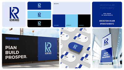 Kevin Ross Constructions - Brand Identity Design branding graphic design logo