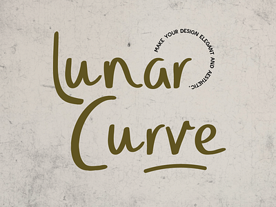 Lunar Curve - Casual Elegant Handwritten | Free Font branding casual design elegant font graphic design hadnwriting handwritten illustration lettering logo modern typeface typo typography ui